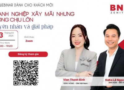 Webinar - Tại sao Doanh nghiệp xây mãi nhưng không chịu lớn? Đâu là nguyên nhân và giải pháp?