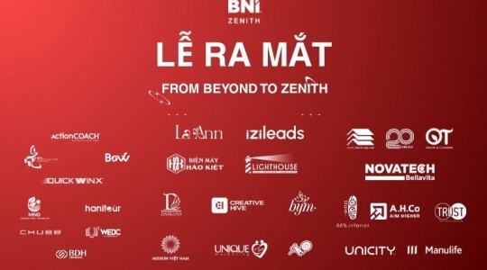 Buổi lễ ra mắt BNI Zenith Chapter ngày 26 tháng 6 năm 2025