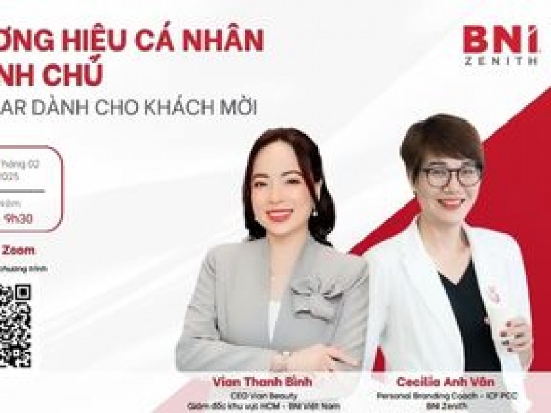 Webinar - Thương hiệu Cá nhân dành cho Doanh chủ